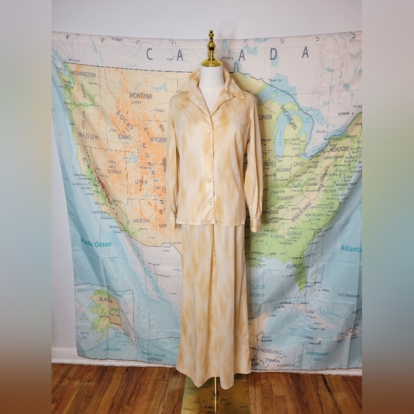 Vintage Dresses & Skirts - Vintage 1970s Western Women's Leisuresuit